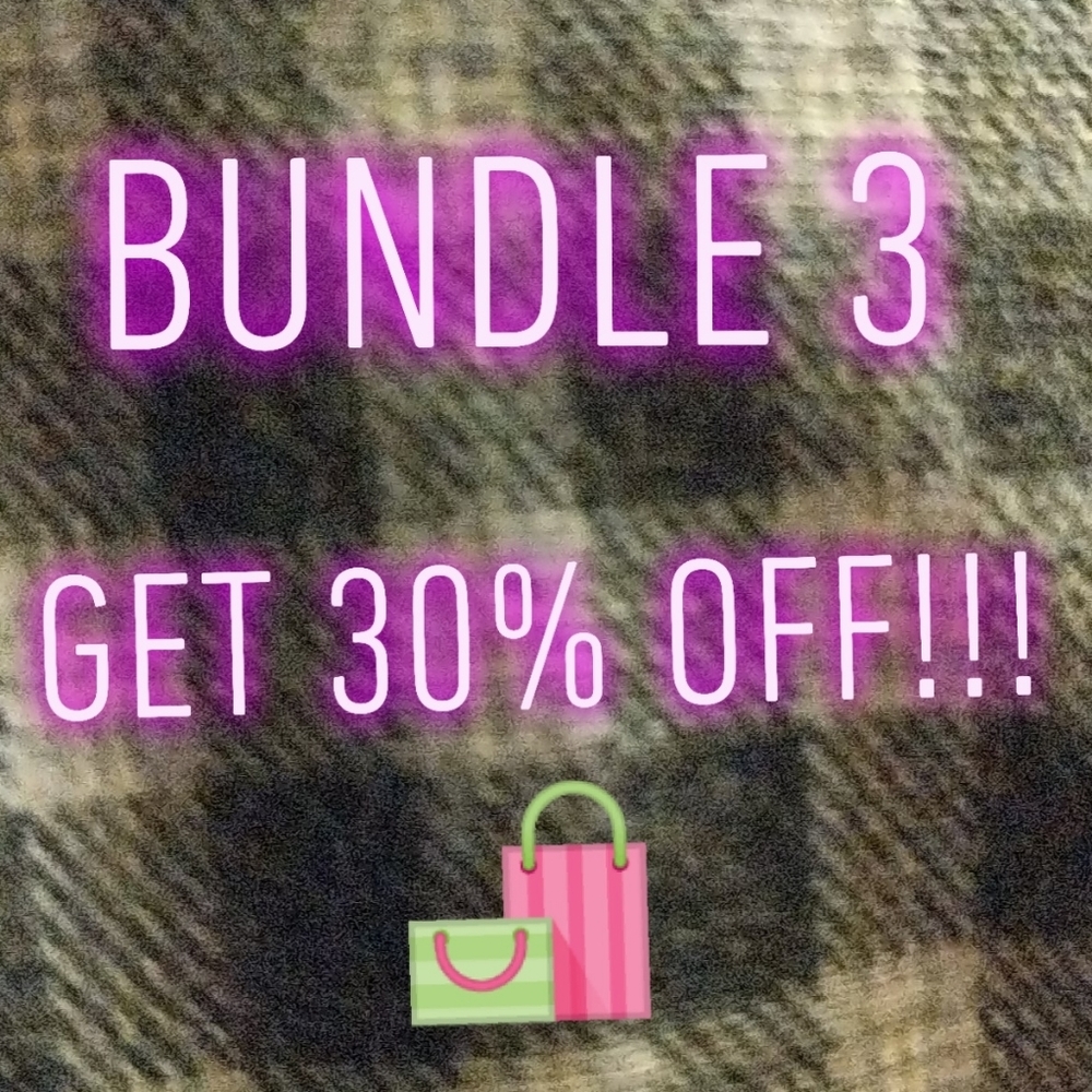 Bundle 3, get 30% off!!!!